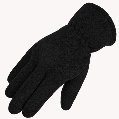 Перчатки флисовые цвет черный